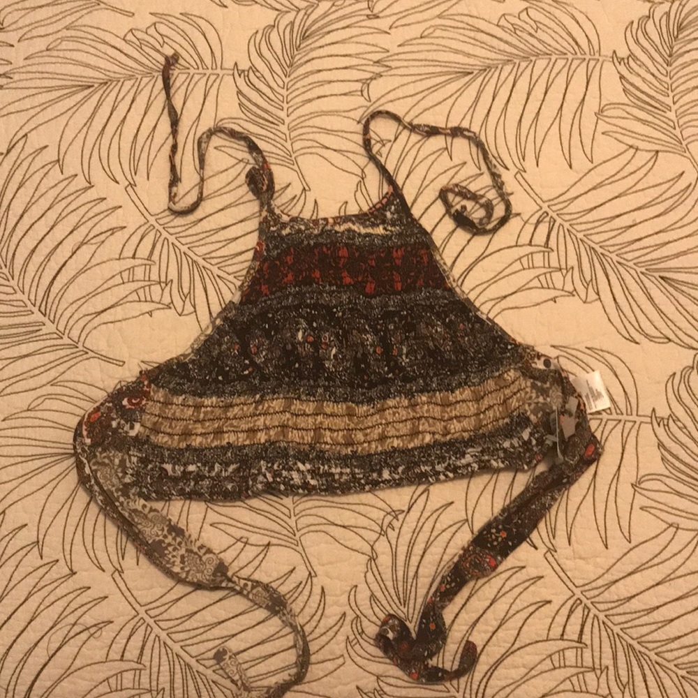 Urban outfitters crop halter top